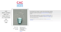 Desktop Screenshot of cambridgeartistscoop.com