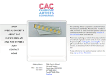 Tablet Screenshot of cambridgeartistscoop.com
